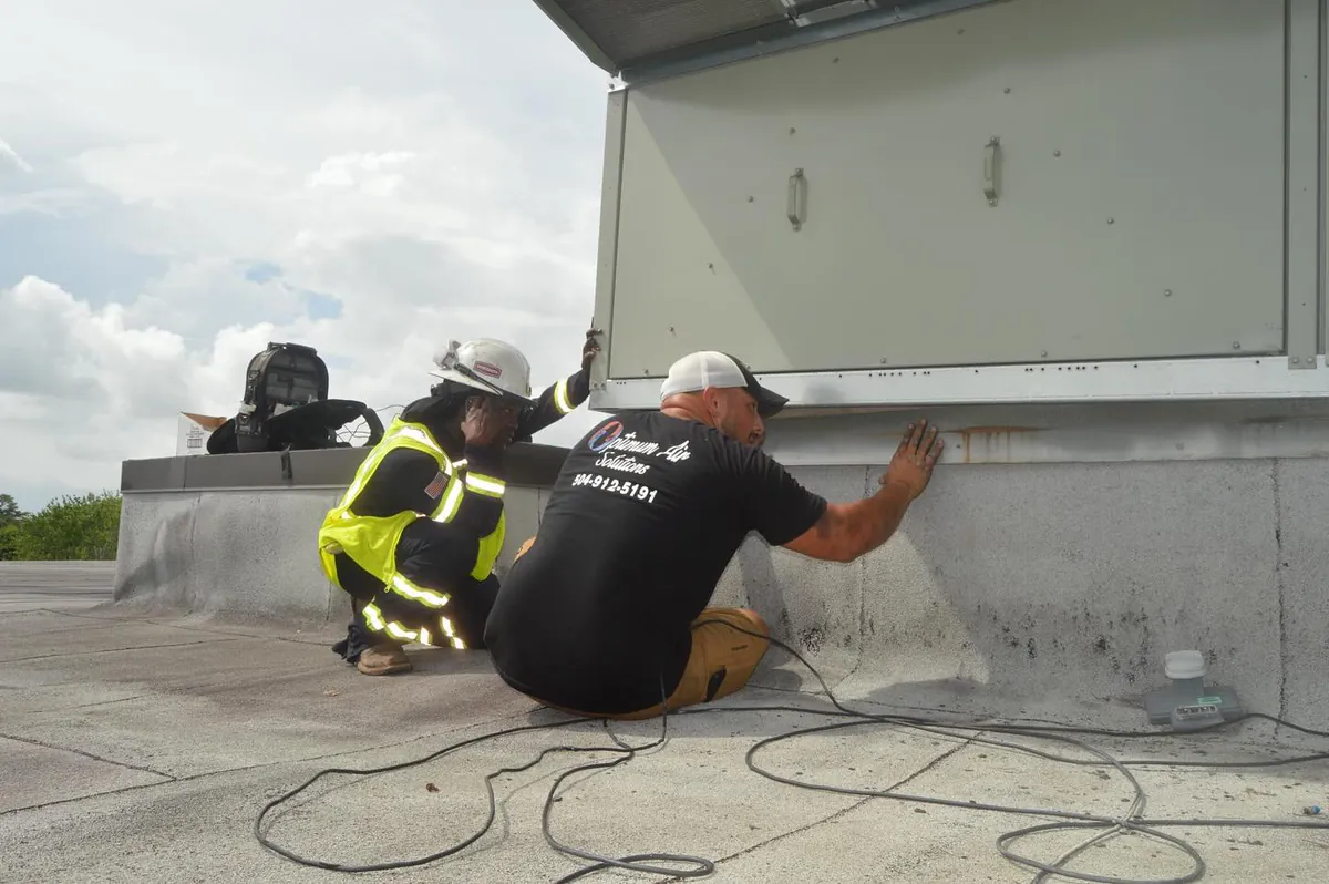 Belle Chasse HVAC jobsite photo