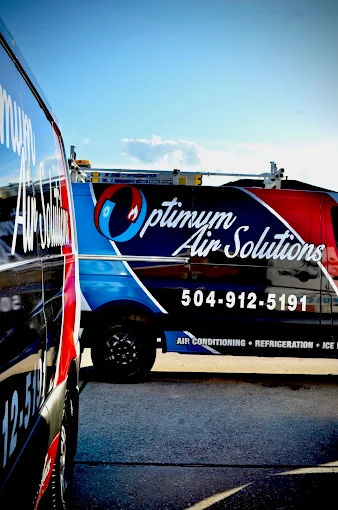 Optimum Air Solutions wrapped service vans, ready to roll 24/7